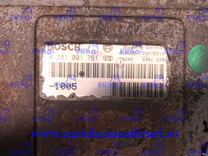 CALCULATOR KIT PORNIRE MAN TGA D28 510CP 0281001761 - Bloc de gestion pour Camion: photos 2 CALCULATOR KIT PORNIRE MAN TGA D28 510CP 0281001761 - Bloc de gestion pour Camion: photos 2