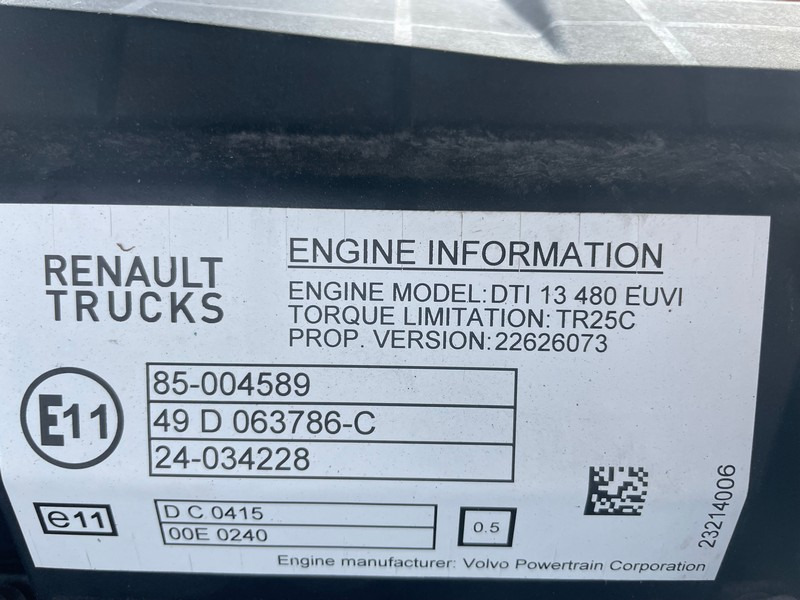 MOTOR RENAULT T DTI13 E6 480CP - Moteur pour Camion: photos 5 MOTOR RENAULT T DTI13 E6 480CP - Moteur pour Camion: photos 5