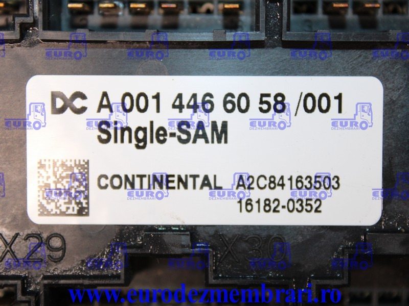 TABLOU SIGURANTE MERCEDES ACTROS MP4 SINGLE SAM A0014466058 - Fusible pour Camion: photos 3 TABLOU SIGURANTE MERCEDES ACTROS MP4 SINGLE SAM A0014466058 - Fusible pour Camion: photos 3