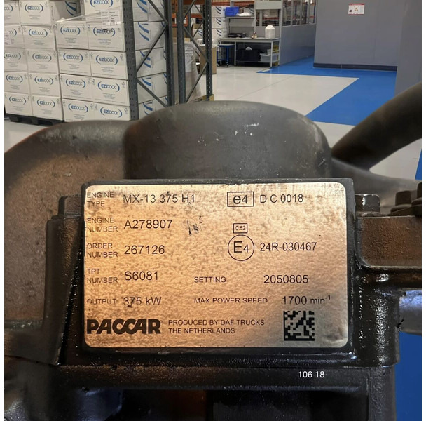 DAF 2017 - Moteur: photos 5 DAF 2017 - Moteur: photos 5