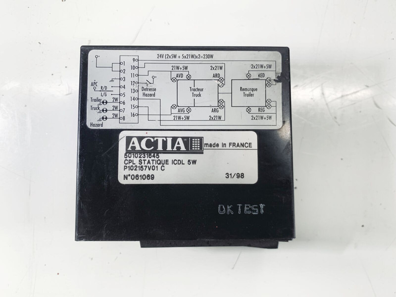 Renault PREMIUM - Bloc de gestion: photos 1 Renault PREMIUM - Bloc de gestion: photos 1