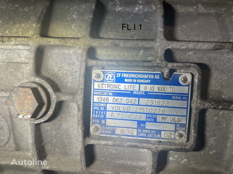 Volvo ASTRONIC LITE 6.75-0.78 - Boîte de vitesse: photos 5 Volvo ASTRONIC LITE 6.75-0.78 - Boîte de vitesse: photos 5