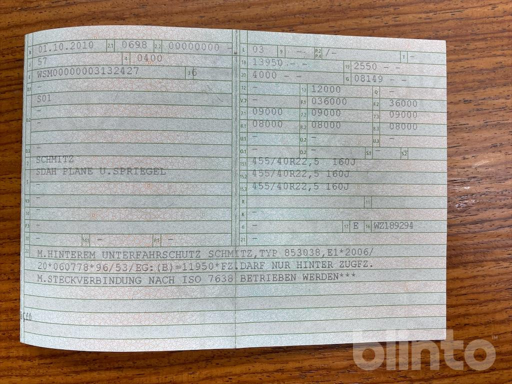 2010 Schmitz Cargobull S01 - Semi-remorque rideaux coulissants: photos 5 2010 Schmitz Cargobull S01 - Semi-remorque rideaux coulissants: photos 5