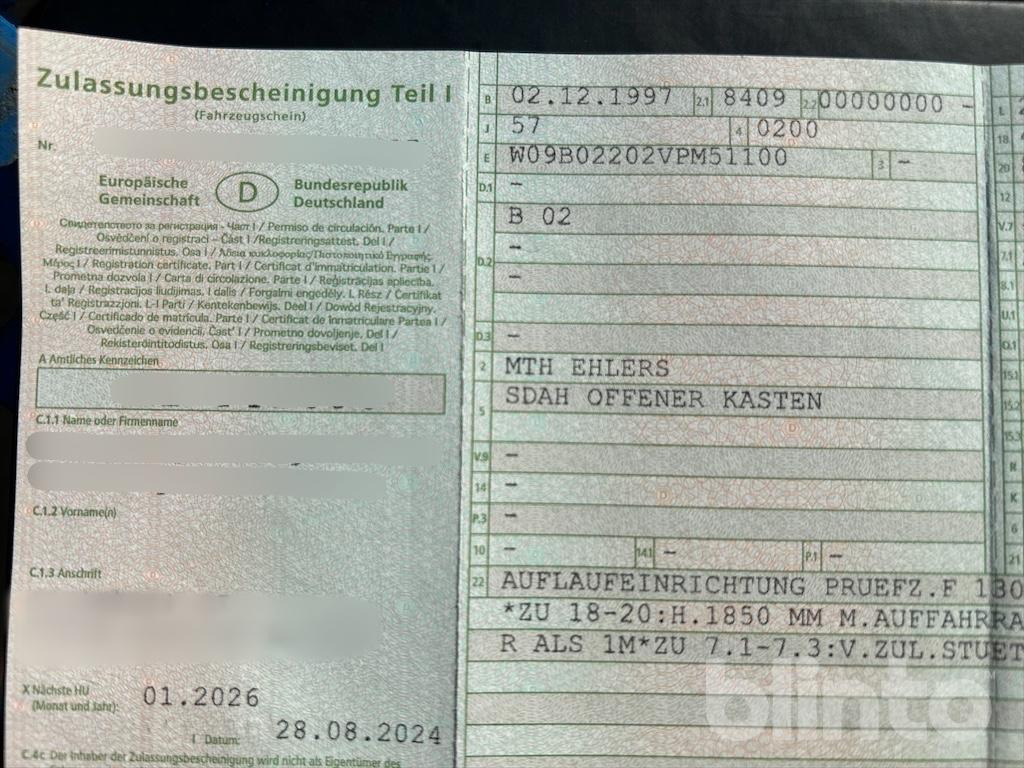 MTH Ehlers B02 2000kg (1997) - Autre matériel: photos 5 MTH Ehlers B02 2000kg (1997) - Autre matériel: photos 5