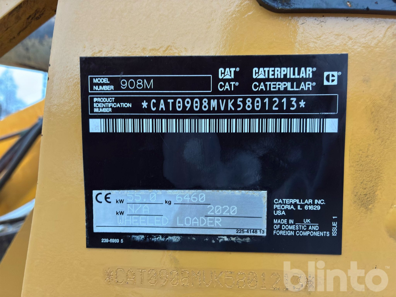 Chargeuse sur pneus CAT 908M: photos 11 Chargeuse sur pneus CAT 908M: photos 11