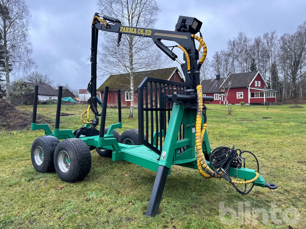 Farma - Remorque forestière: photos 1 Farma - Remorque forestière: photos 1