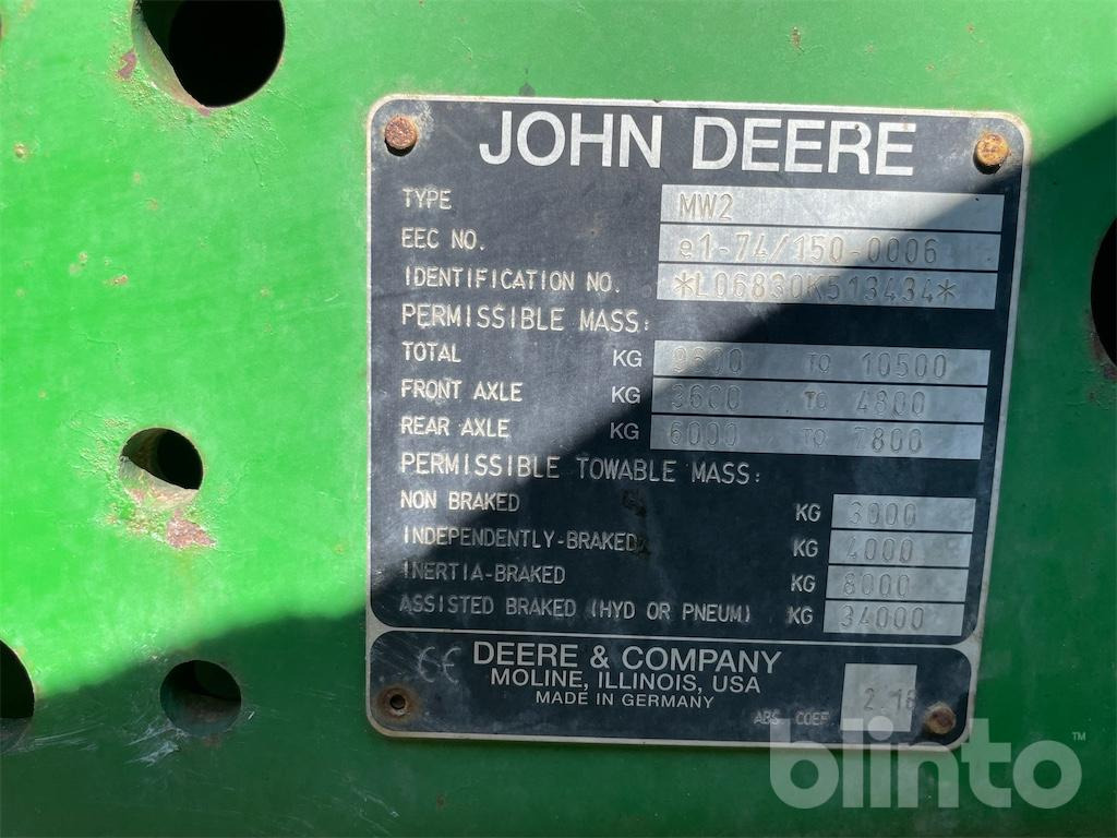 Tracteur agricole JOHN DEERE 6830 Premium: photos 26