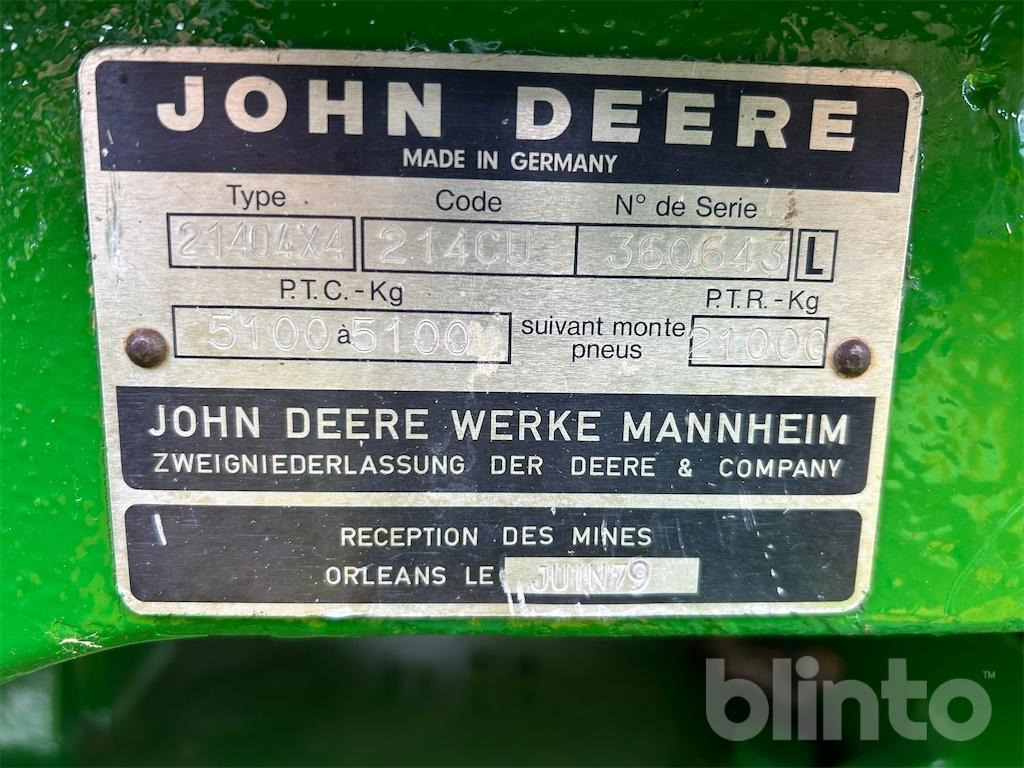 John Deere 2140 - Tracteur agricole: photos 5 John Deere 2140 - Tracteur agricole: photos 5