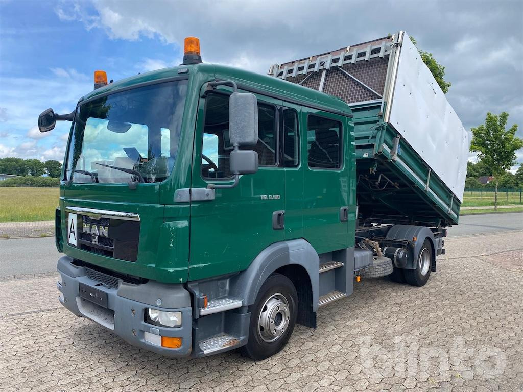 MAN TGL 8.180 (2012) - Camion benne: photos 1 MAN TGL 8.180 (2012) - Camion benne: photos 1