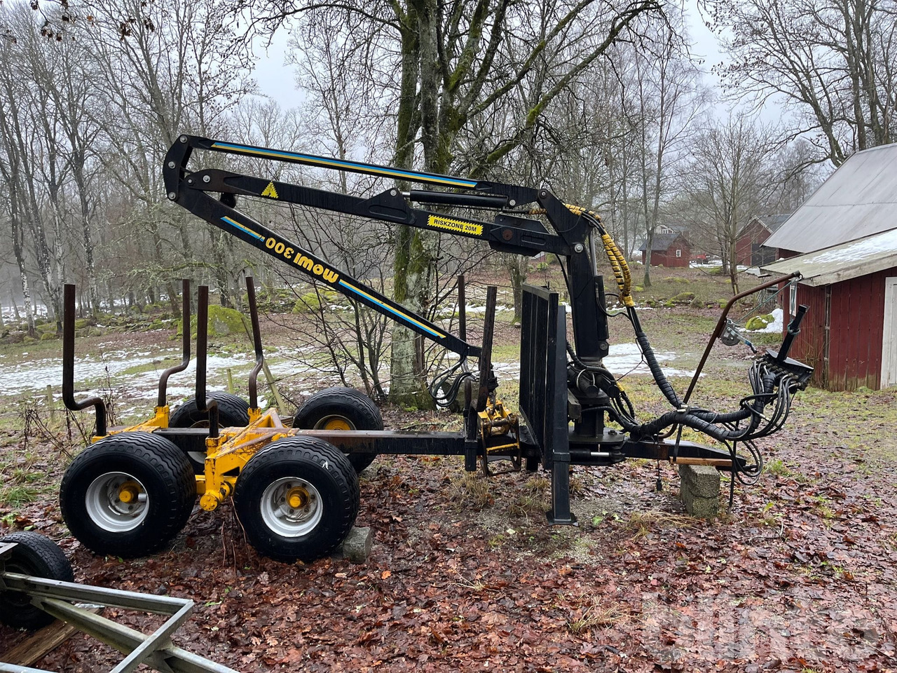 Moheda 9 ton - Remorque forestière: photos 4 Moheda 9 ton - Remorque forestière: photos 4