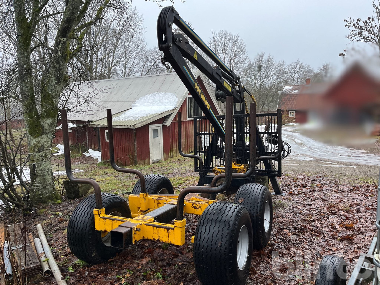 Moheda 9 ton - Remorque forestière: photos 5 Moheda 9 ton - Remorque forestière: photos 5