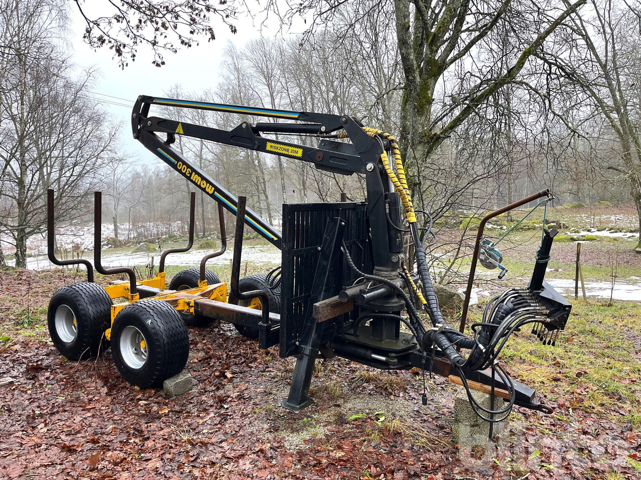 Moheda 9 ton - Remorque forestière: photos 3 Moheda 9 ton - Remorque forestière: photos 3