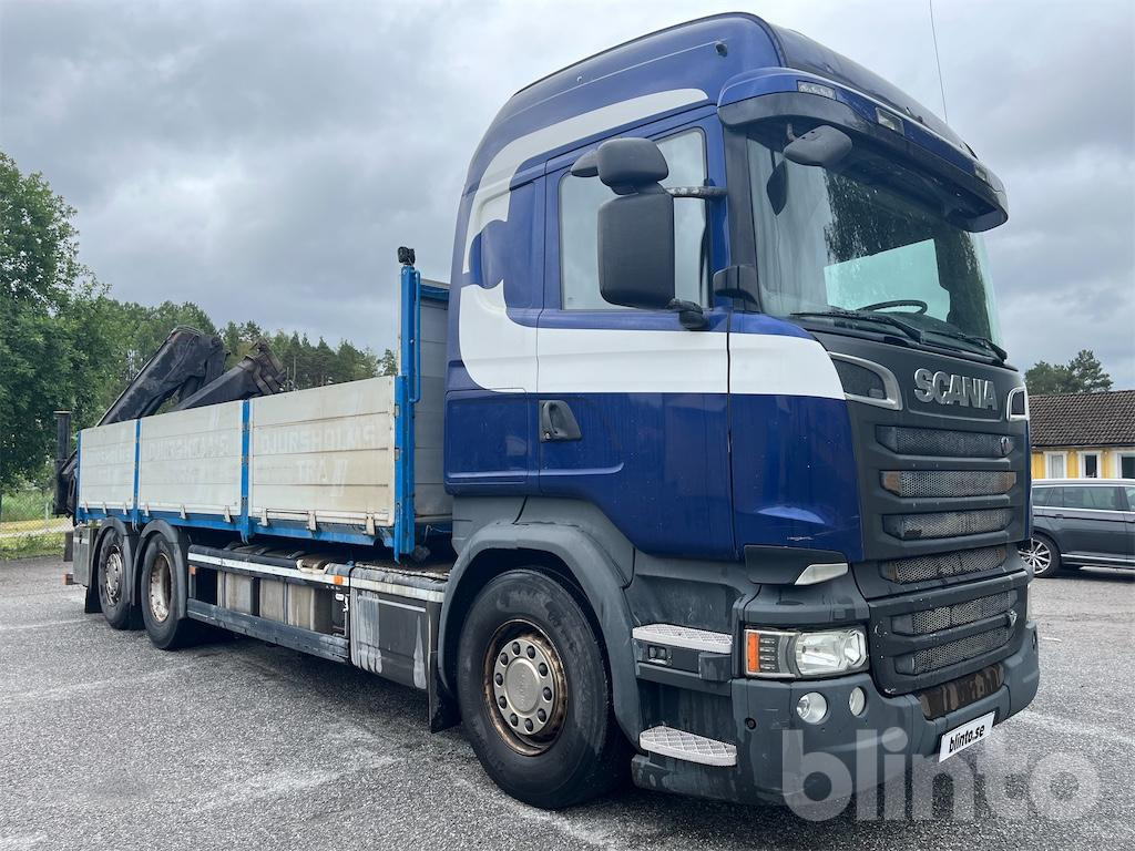SCANIA R580LB6X2HNB - Camion plateau, Camion grue: photos 3 SCANIA R580LB6X2HNB - Camion plateau, Camion grue: photos 3