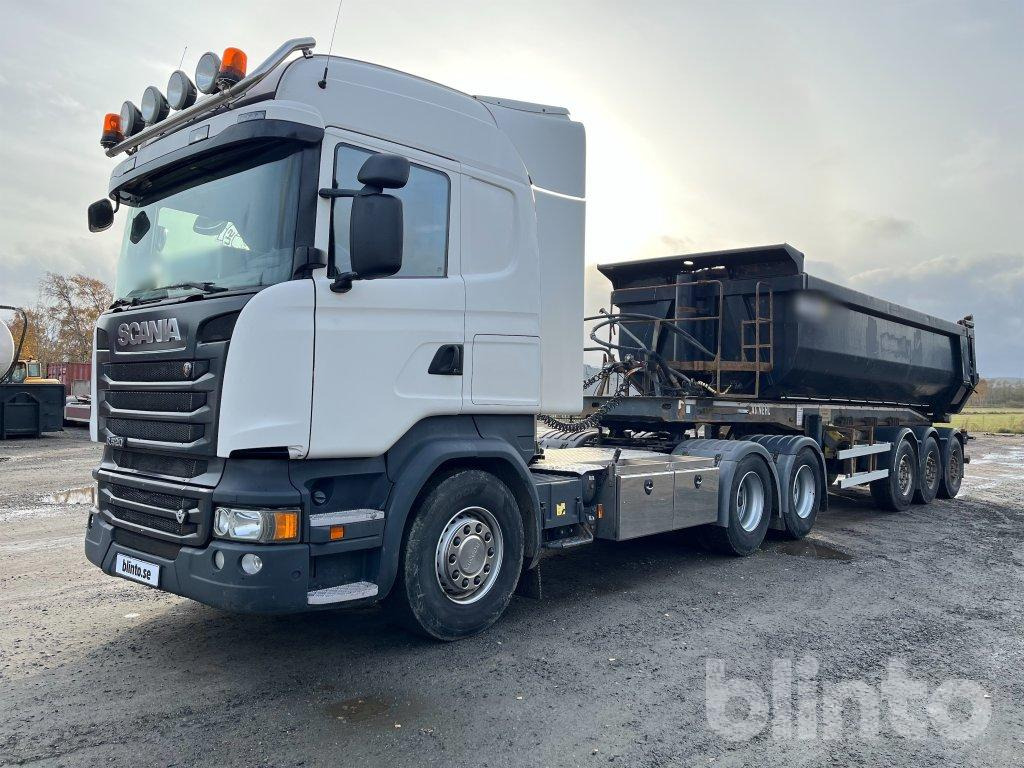 SCANIA R520 LA6X4HNB - Tracteur routier, Semi-remorque benne: photos 1 SCANIA R520 LA6X4HNB - Tracteur routier, Semi-remorque benne: photos 1