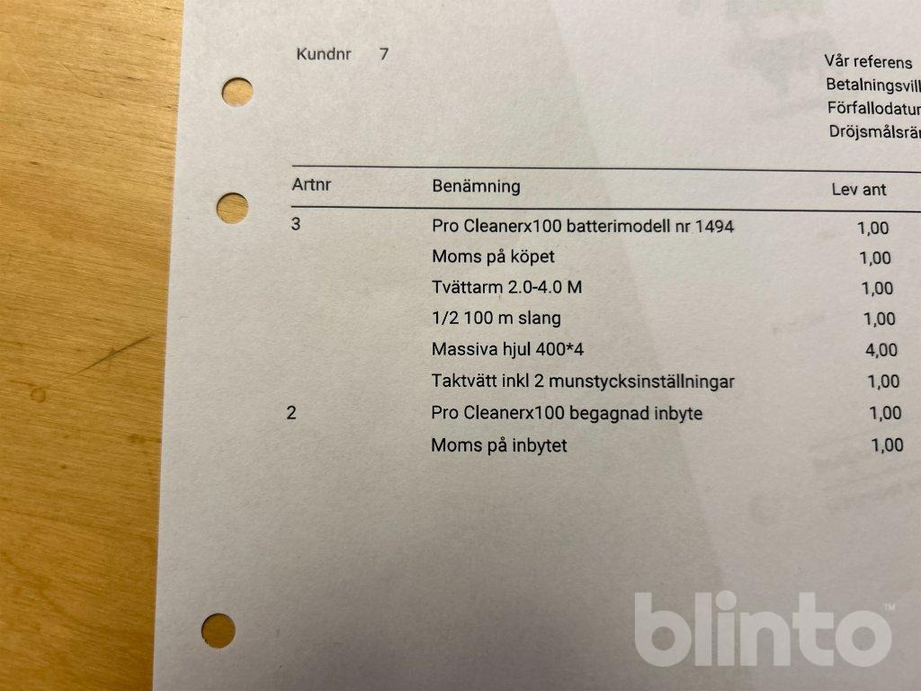 Machine de nettoyage Washpower Pro Cleanerx100 Batterimodell: photos 34 Machine de nettoyage Washpower Pro Cleanerx100 Batterimodell: photos 34