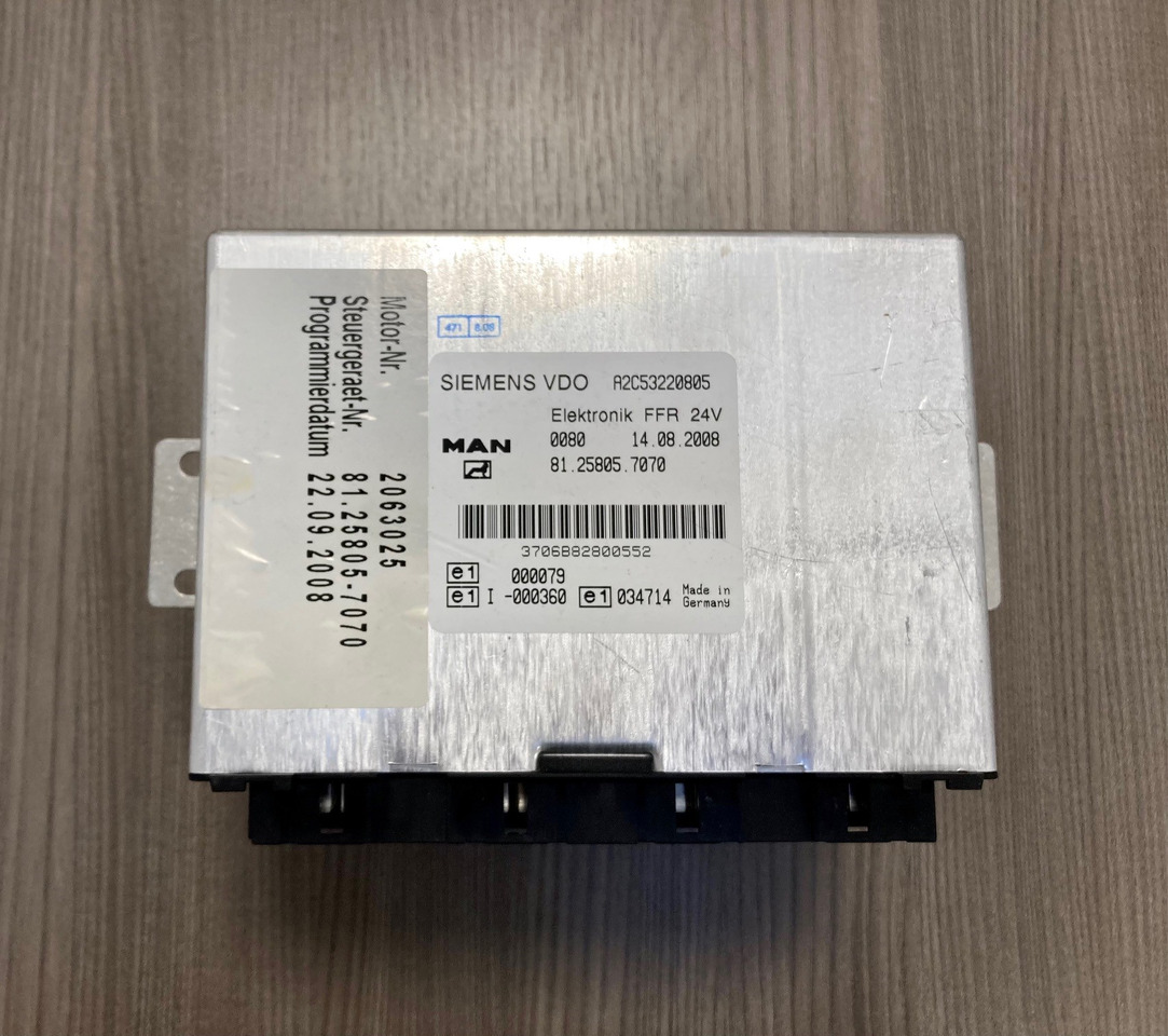 CENTRALINA FFR - MAN 81258057070 - SIEMENS VDO A2C53220805 - Bloc de gestion: photos 1 CENTRALINA FFR - MAN 81258057070 - SIEMENS VDO A2C53220805 - Bloc de gestion: photos 1