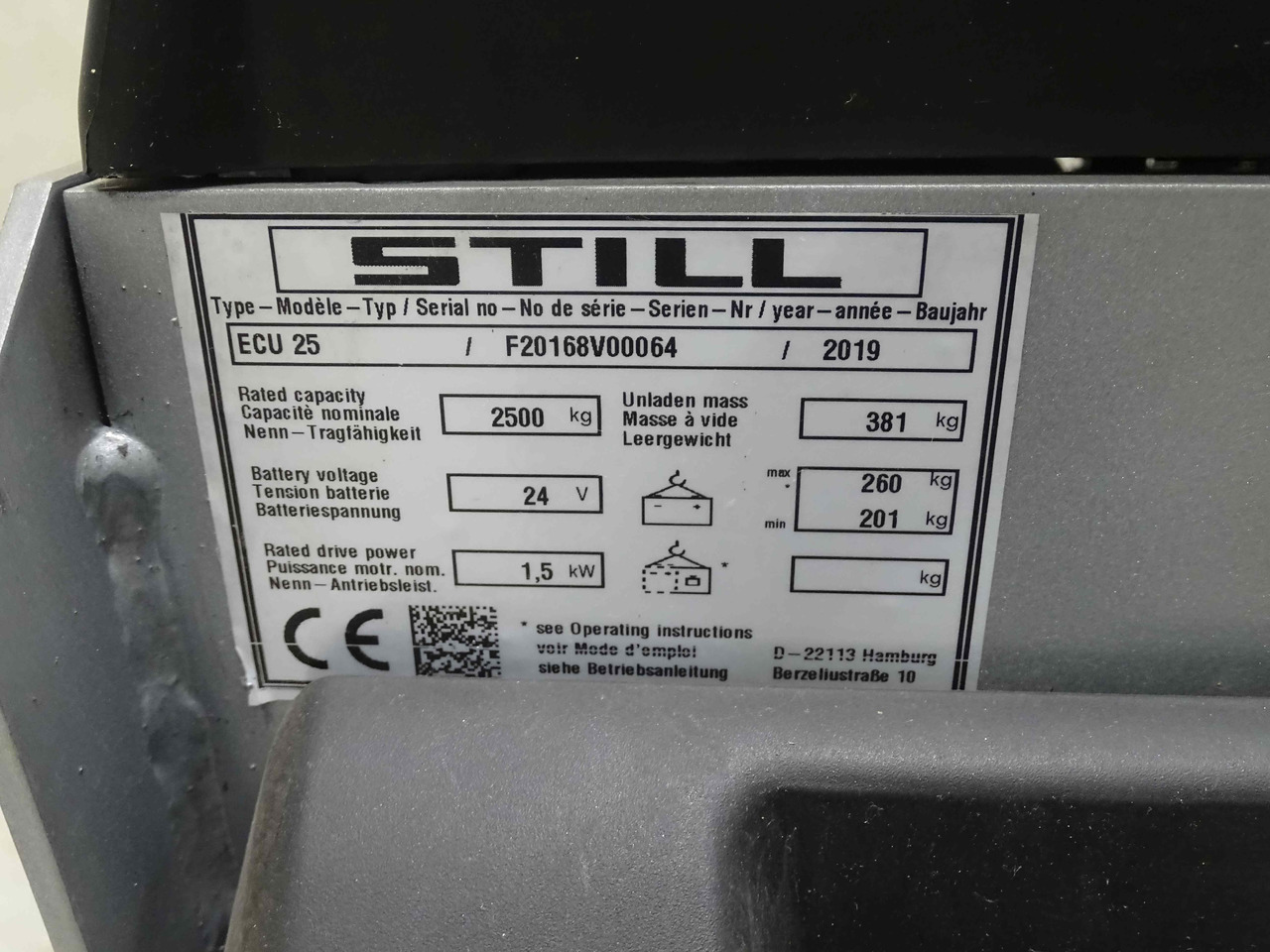 Still ECU25/1800MM - Transpalette: photos 5 Still ECU25/1800MM - Transpalette: photos 5