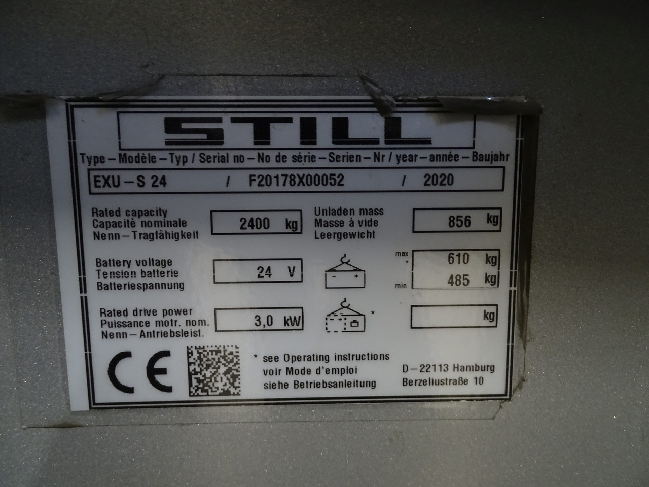 Still EXU-S24/2390MM - Transpalette: photos 5 Still EXU-S24/2390MM - Transpalette: photos 5