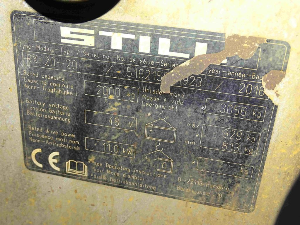 Still RX20-20 - Chariot élévateur électrique: photos 5 Still RX20-20 - Chariot élévateur électrique: photos 5