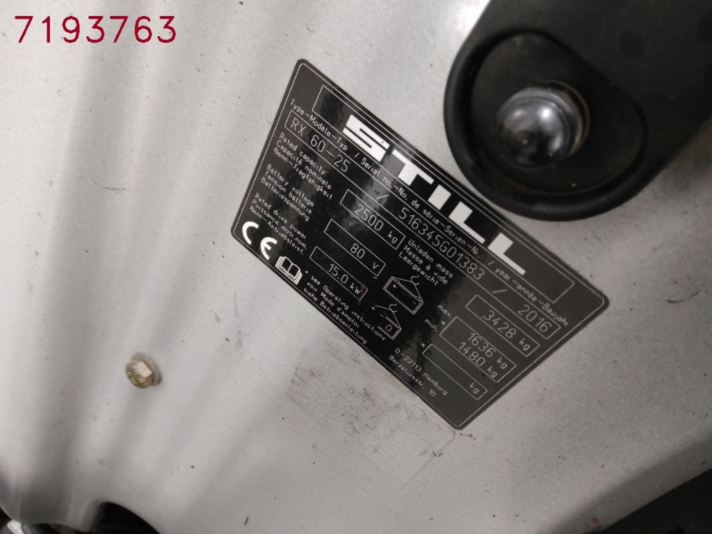 Still RX60-25 - Chariot élévateur électrique: photos 5 Still RX60-25 - Chariot élévateur électrique: photos 5