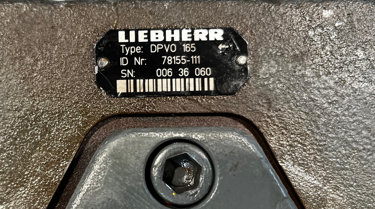 LIEBHERR Liebherr Hydraulic Pump DPVO 165 Reconditioned - Pompe hydraulique: photos 3 LIEBHERR Liebherr Hydraulic Pump DPVO 165 Reconditioned - Pompe hydraulique: photos 3
