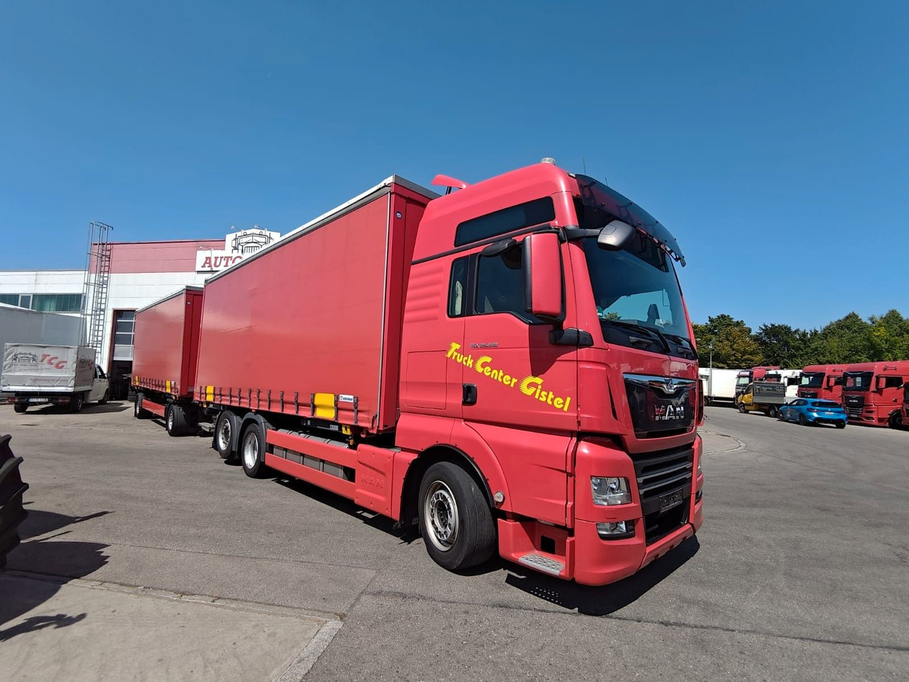 MAN TGX 26.510 6x2-4 LL*WB*Krone AZ18 + Krone WP7.3 - Camion porte-conteneur/ Caisse mobile: photos 1 MAN TGX 26.510 6x2-4 LL*WB*Krone AZ18 + Krone WP7.3 - Camion porte-conteneur/ Caisse mobile: photos 1