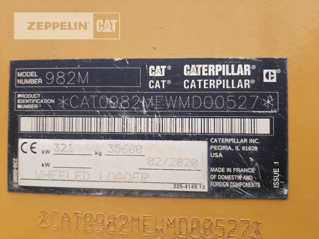 Chargeuse sur pneus Cat 982M: photos 27 Chargeuse sur pneus Cat 982M: photos 27