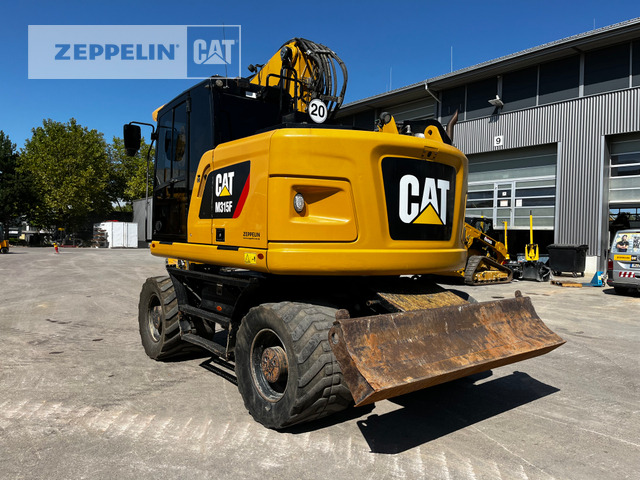 Cat M315F - Pelle sur pneus: photos 2 Cat M315F - Pelle sur pneus: photos 2