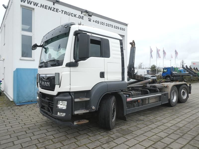 Camion ampliroll MAN TG-S 26.460 6x2-2 BL Abrollkipper Meiller, Funk