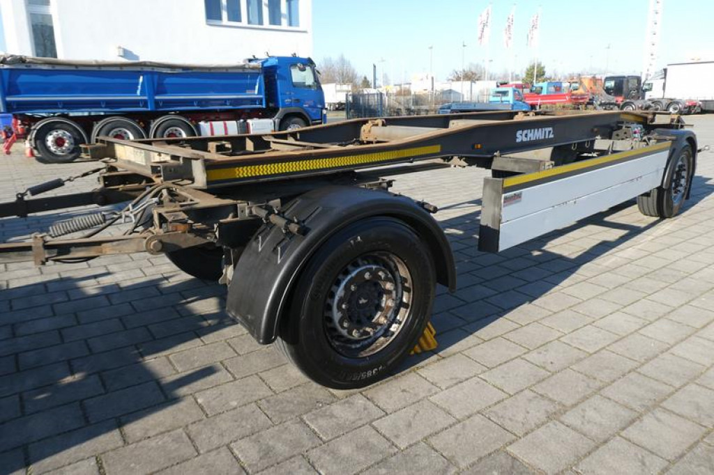 SCHMITZ GOTHA SCHMITZ GOTHA Abrollcontainernanhänger Containeranhänger ACF 18 S -Schlitten - Remorque ampliroll/ Multibenne: photos 1 SCHMITZ GOTHA SCHMITZ GOTHA Abrollcontainernanhänger Containeranhänger ACF 18 S -Schlitten - Remorque ampliroll/ Multibenne: photos 1