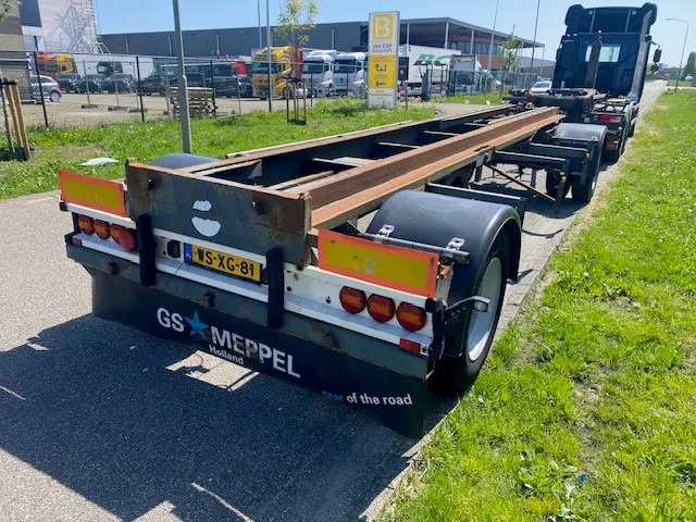 GS container aanhangen type gsaic 2000L, luchtgeveerd. 10 tons assen. - Remorque porte-conteneur/ Caisse mobile: photos 5 GS container aanhangen type gsaic 2000L, luchtgeveerd. 10 tons assen. - Remorque porte-conteneur/ Caisse mobile: photos 5