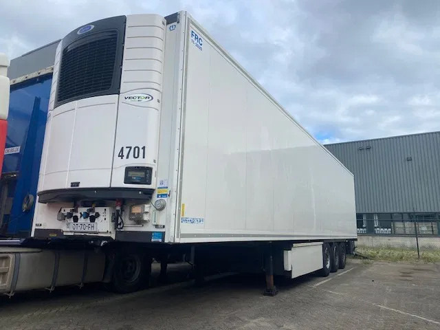 Semi-remorque frigorifique Krone SD koelvries met carrier vector 1950 MT 2 temp en 2 e lading