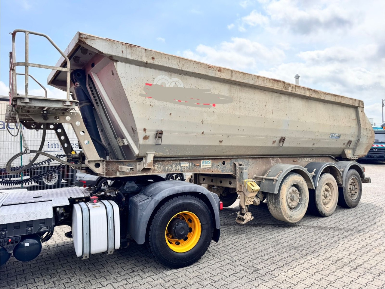 Menci SA700R Kipper Mulde 27m³ Lift Stahl Stück - Semi-remorque benne: photos 3 Menci SA700R Kipper Mulde 27m³ Lift Stahl Stück - Semi-remorque benne: photos 3